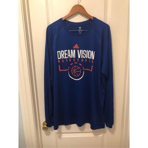 Nwot Adidas Mens Longsleeve Climalite Dream Vision Basketball Jersey Size 2XL